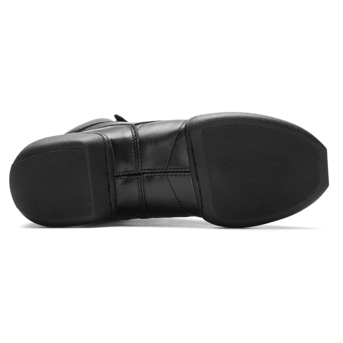 Pantofi dans sneakers bărbați/femei High Top Sneaker Negru Piele | Werner Kern România
