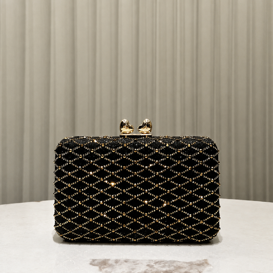 Poșetă Plic Luxury Black Gold
