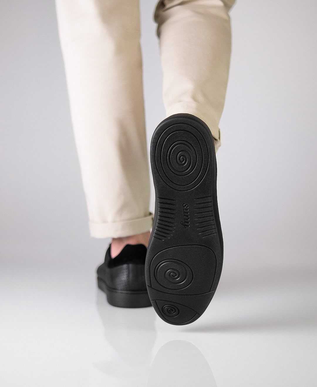 Pantofi dans bărbați 7430 Negru Piele | Werner Kern România