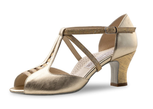 Pantofi dans femei Holly 60 Auriu Piele | Werner Kern România