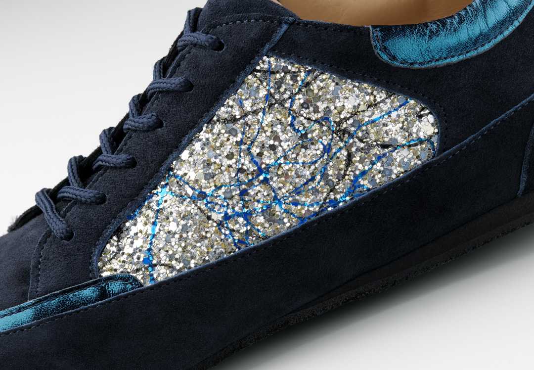Pantofi dans sneakers femei Carol Albastru Piele | Werner Kern România