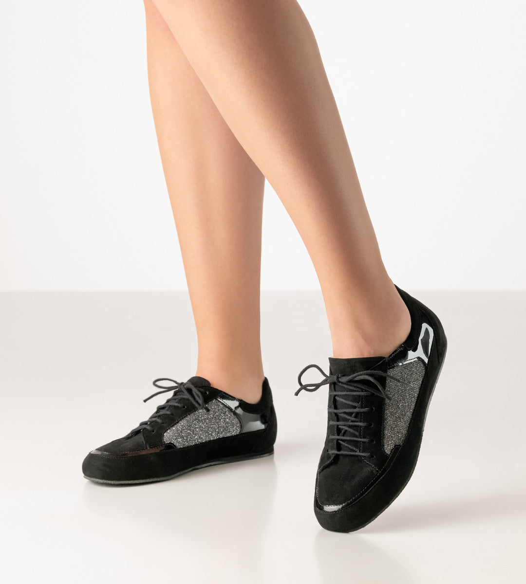 Pantofi dans sneakers femei Carol Negru Piele | Werner Kern România