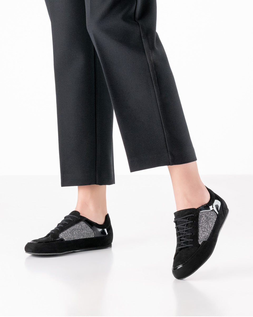 Pantofi dans sneakers femei Carol Negru Piele | Werner Kern România