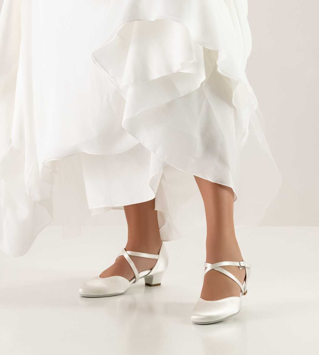 Pantofi dans femei Felice 34 Alb Piele | Werner Kern România