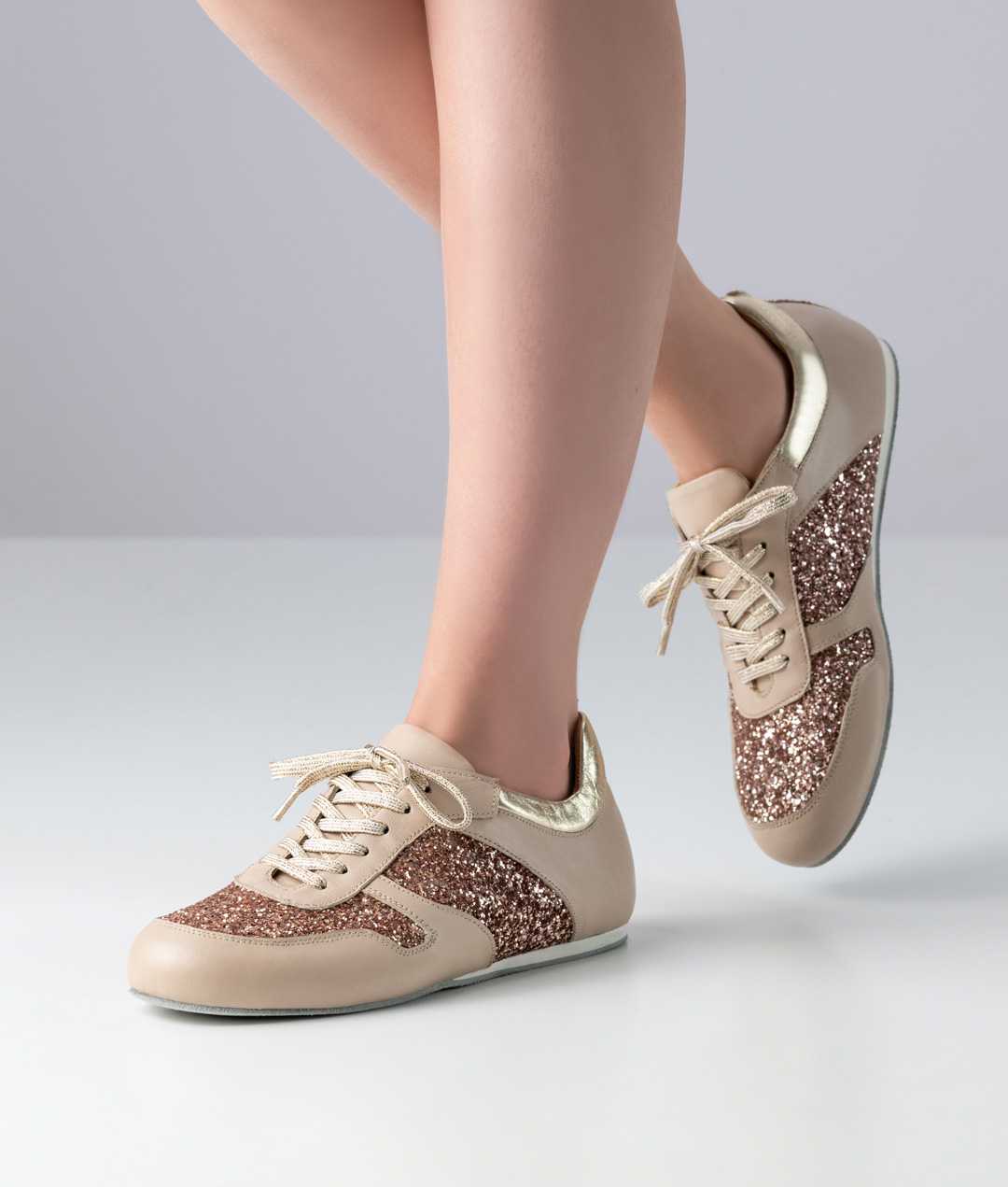 Pantofi dans sneakers femei Honey Bej Piele | Werner Kern România