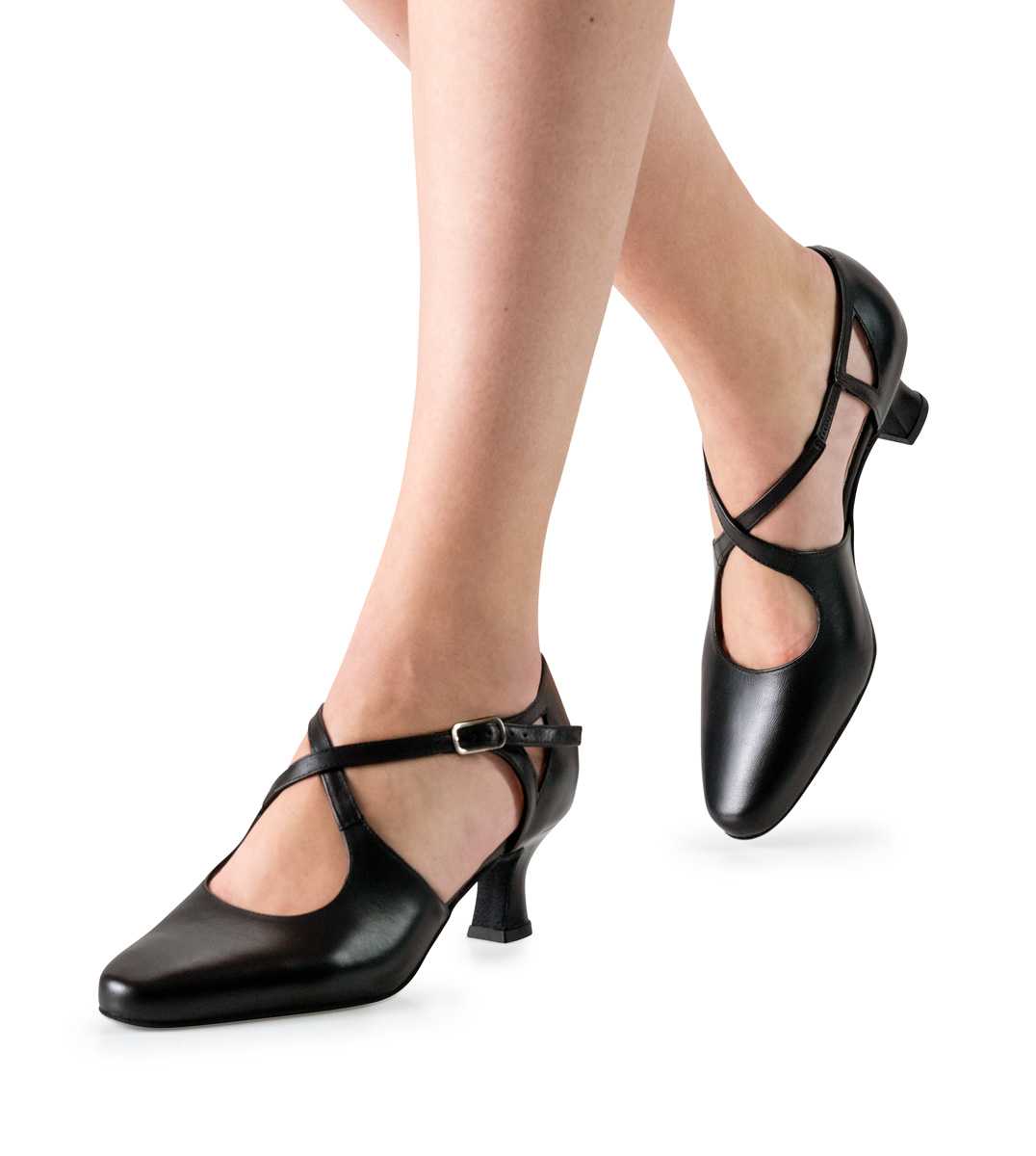 Pantofi dans femei Ines 55 Negru Piele | Werner Kern România