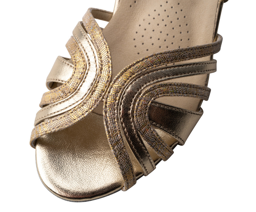 Pantofi dans femei Kim Auriu Piele | Werner Kern România