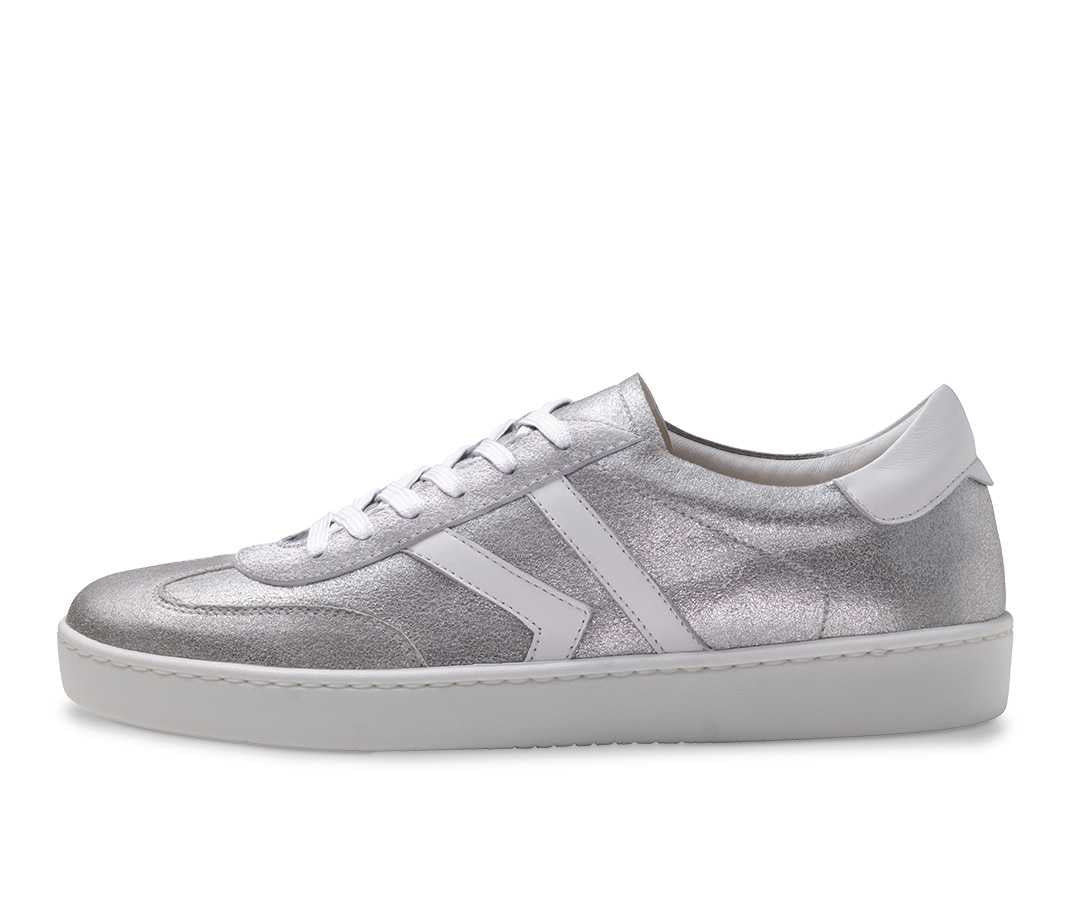 Pantofi dans sneakers femei Lacey Argintiu Piele | Werner Kern România