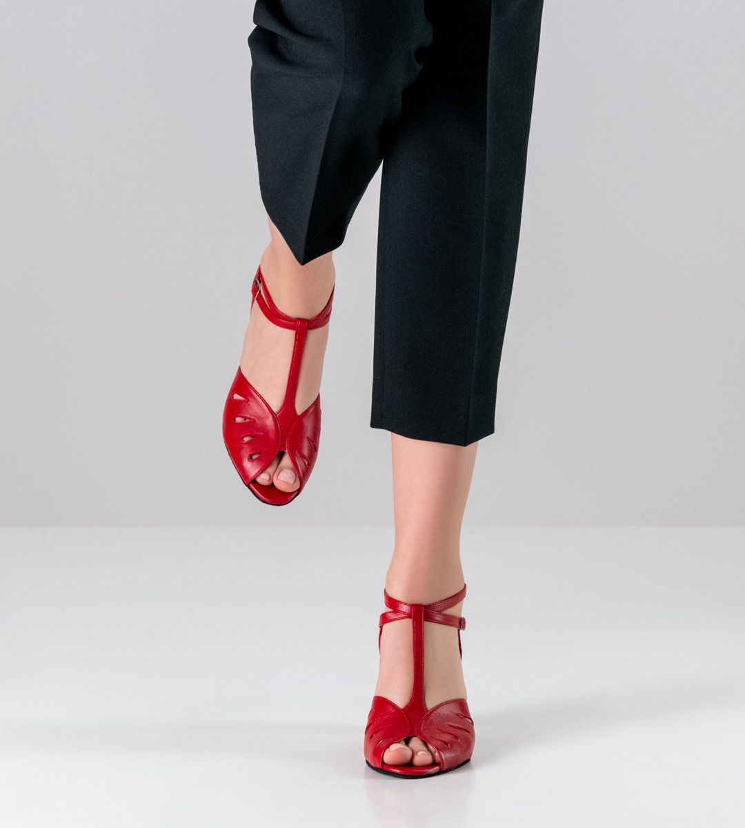 Pantofi dans femei Lindsay Roșu Piele | Werner Kern România