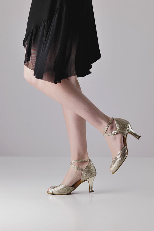 Pantofi dans femei Charlize Auriu Piele | Werner Kern România