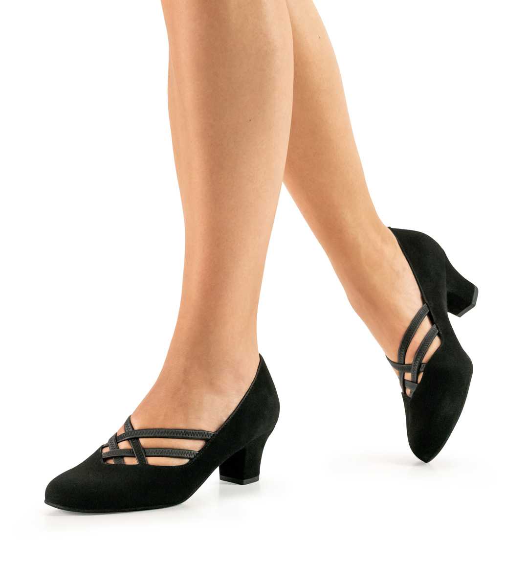 Pantofi dans femei Ruby 4.5 Negru Piele | Werner Kern România