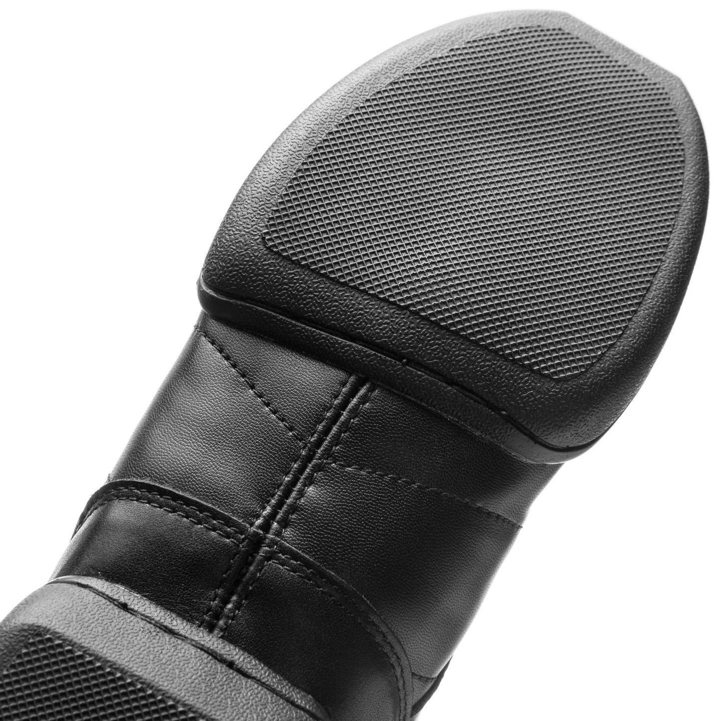 Pantofi dans sneakers bărbați/femei High Top Sneaker Negru Piele | Werner Kern România