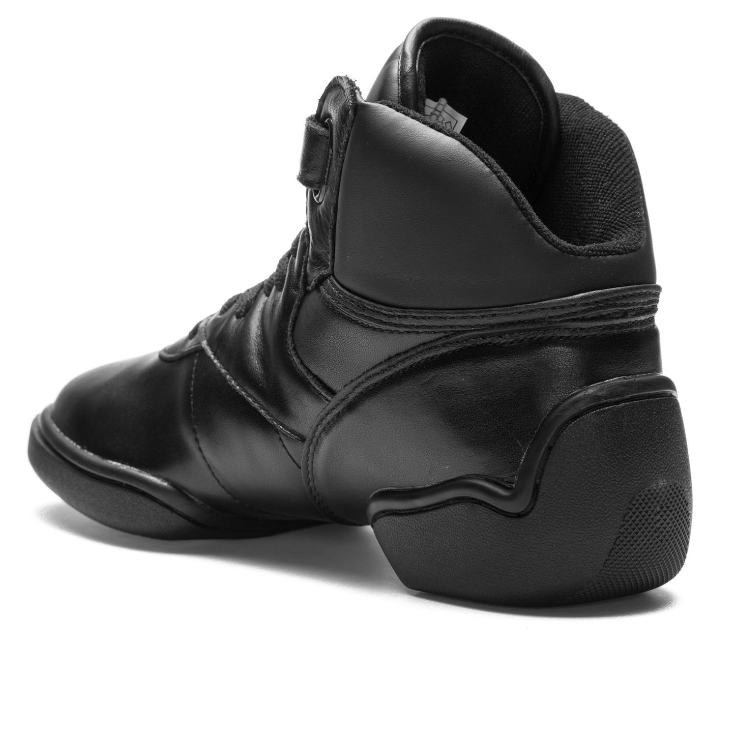 Pantofi dans sneakers bărbați/femei High Top Sneaker Negru Piele | Werner Kern România