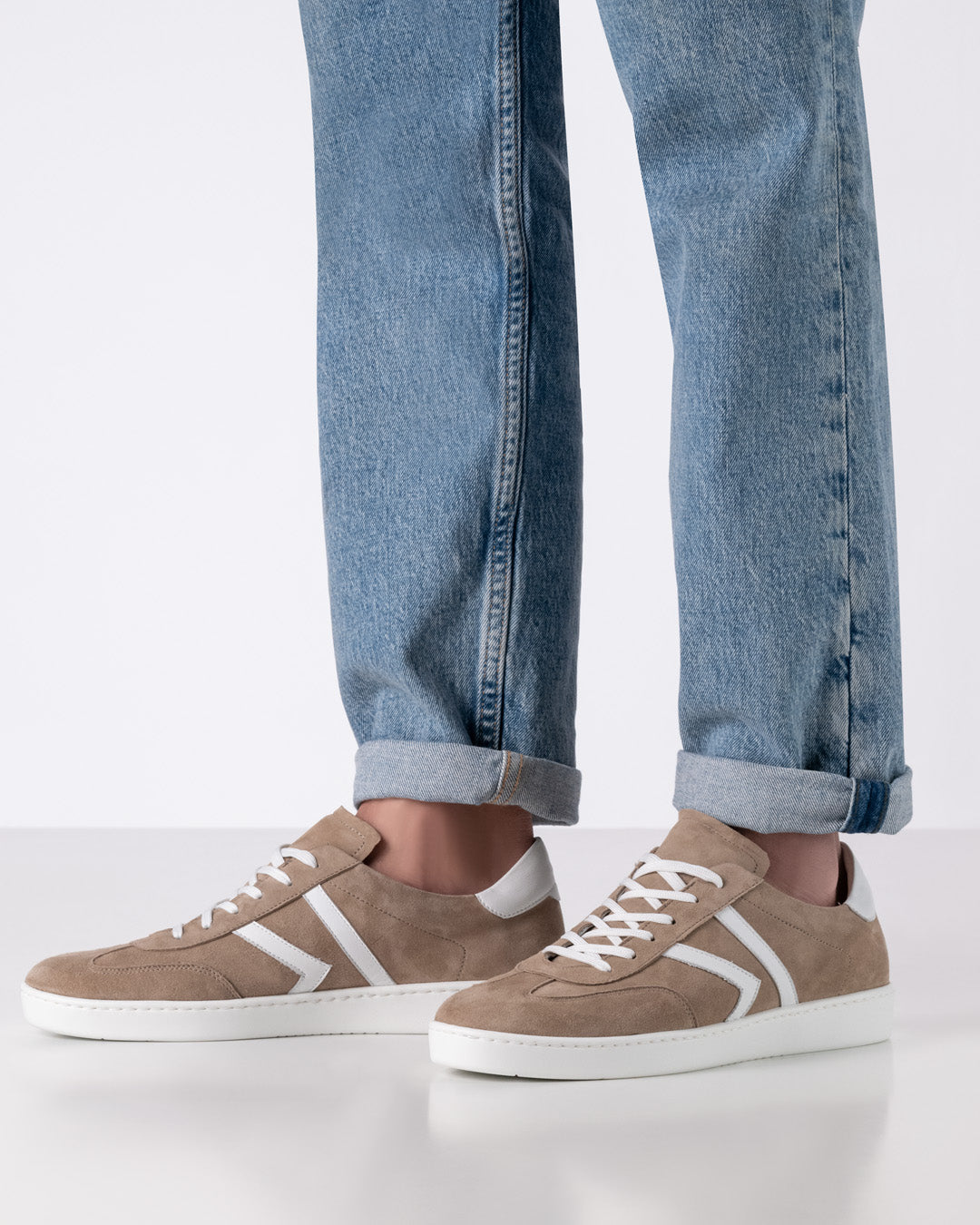 Pantofi dans bărbați Salerno Bej Piele | Werner Kern România