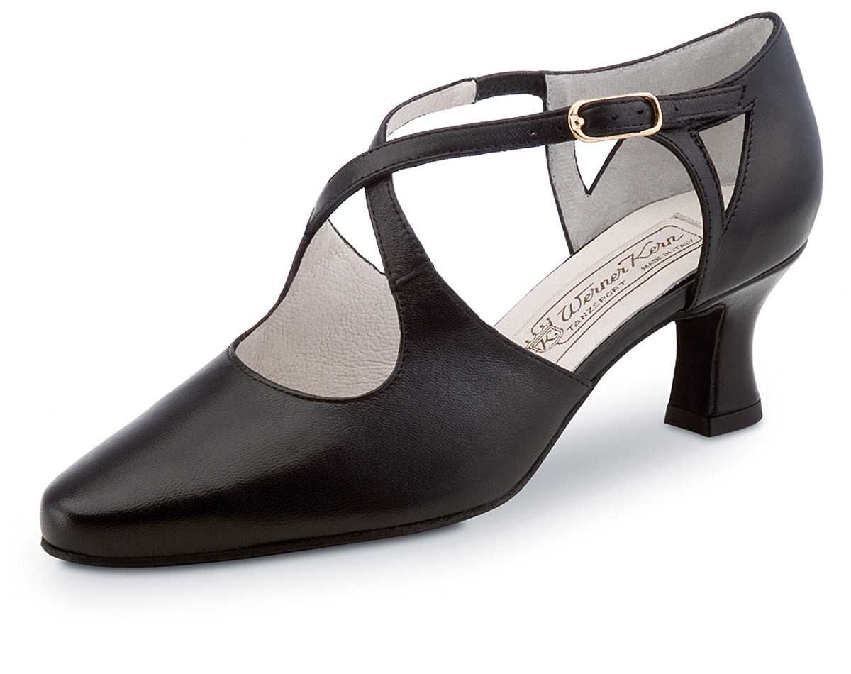 Pantofi dans femei Ines 55 Negru Piele | Werner Kern România