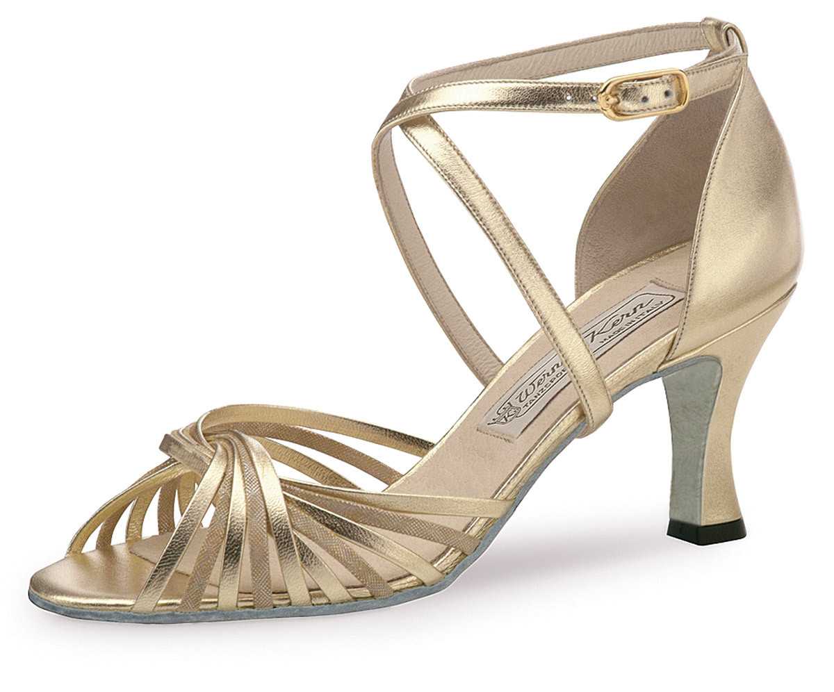 Pantofi dans femei Mary 65 Auriu Piele | Werner Kern România