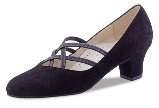 Pantofi dans femei Ruby 4.5 Negru Piele | Werner Kern România